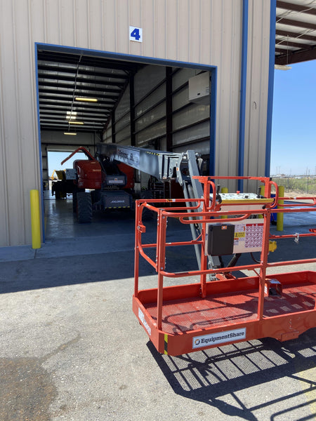 2020 Skyjack SJ86T+ Deutz Diesel, 4wd, FF Tires, Inward Self Closing Gate, Tool Tray, Beacon, 12kW Generator