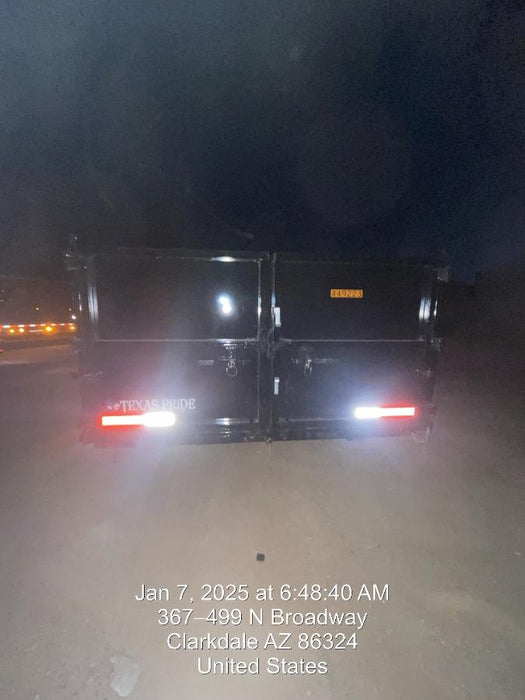 2025 TEXAS PRIDE TRAILERS 14'L x 7'W 5 Cu Yd Trunnion Hydraulic Dump