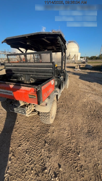 2022 Kubota RTV-X1140W-H Plastic Canopy, Windshield Acrylic Clear, LED Strobe Light, Wire Harness Kit, Back up Alarm