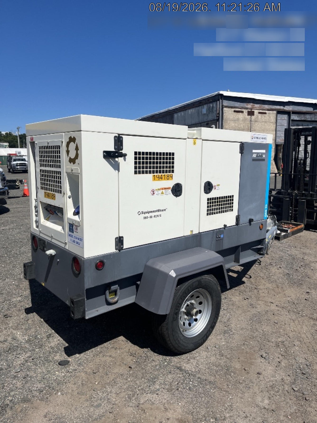 2021 ATLAS COPCO QAS 70