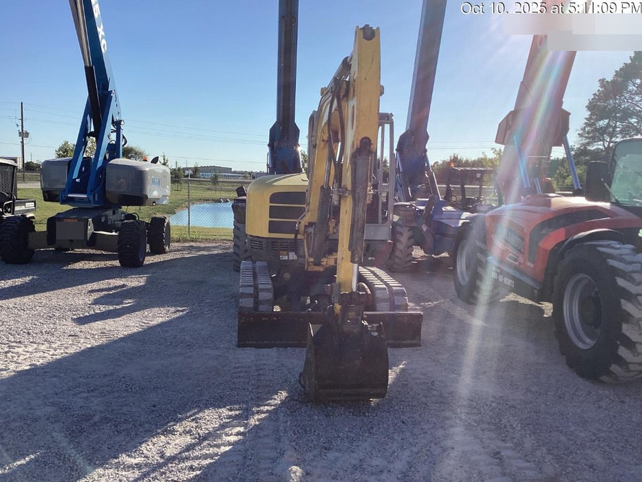 Wacker Neuson EZ53 Open ROPS, Rubber Tracks, Long Dipperstick, T4, Bucket