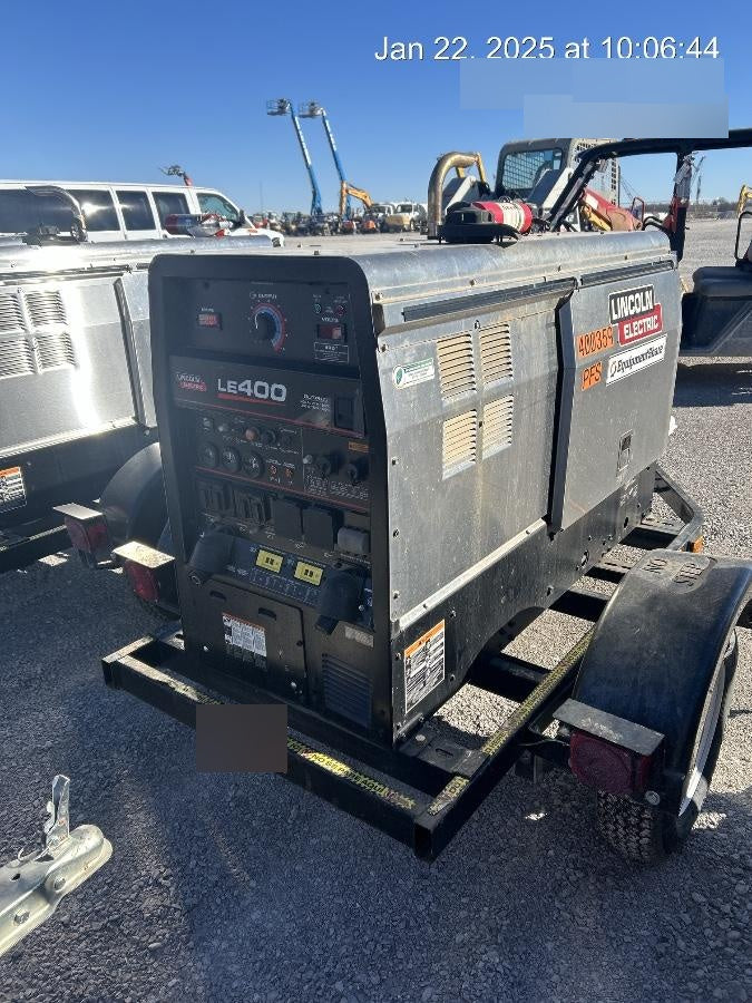 2024 Lincoln Electric LE400 Kubota V1505, Trlr, Cable Rack, Light Kit, ES Decals, T3