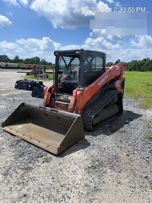 2019 Kubota SVL95-2S Cab/Heat/Air, Standard Tracks, Standard Flow, Hydraulic QC 80" HD Tooth Bucket