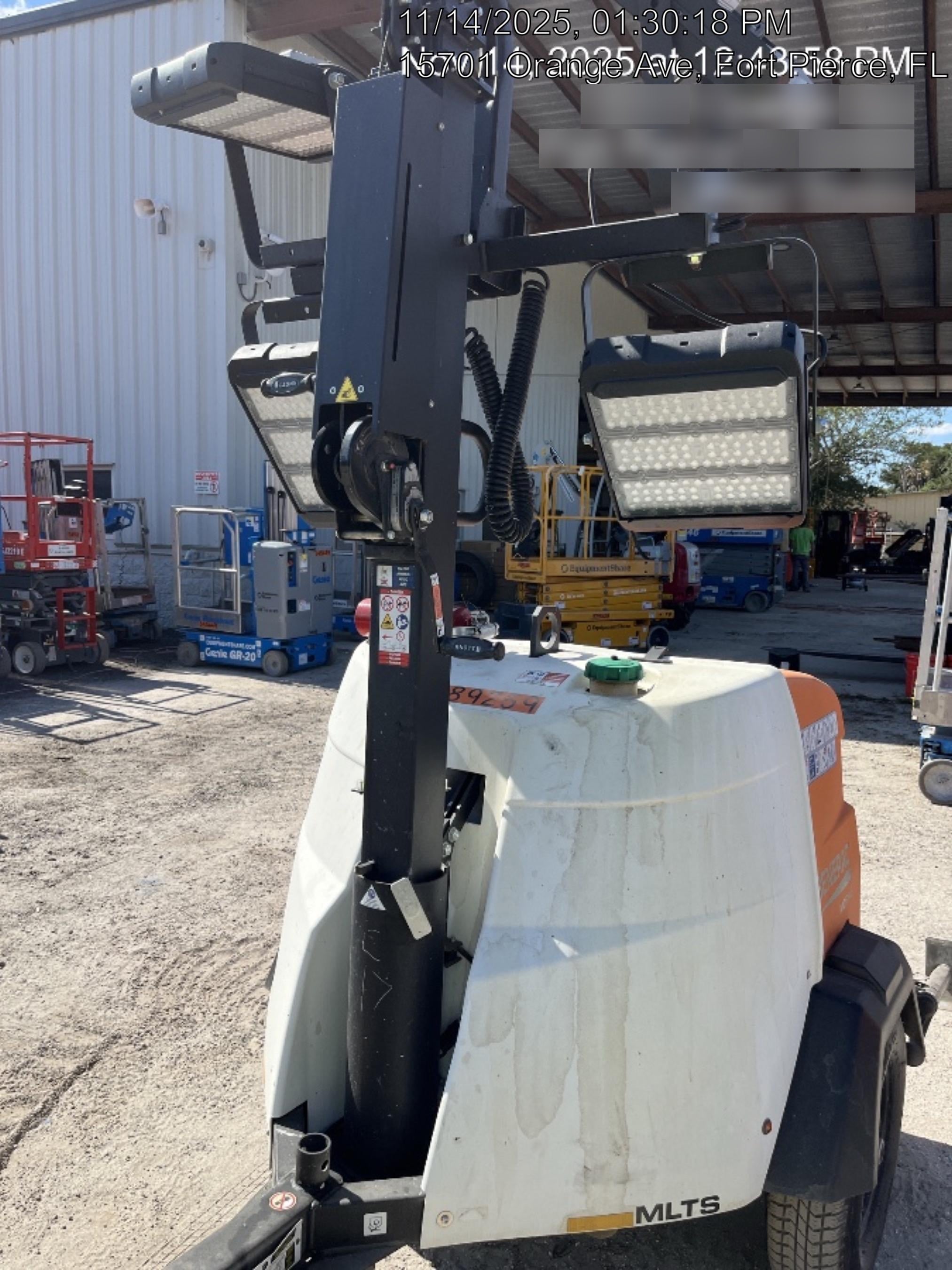 2025 Generac MLTS-4 Diesel, Mitsubishi L2E, 7.1 hp @1800 rpm, Flex Switch 120V Input, Powerzone Controller, (4) 320W LED Lights, 4kW Generator, 39.9 Gal Fuel Tank, 2" Ball, T3, ES Decals