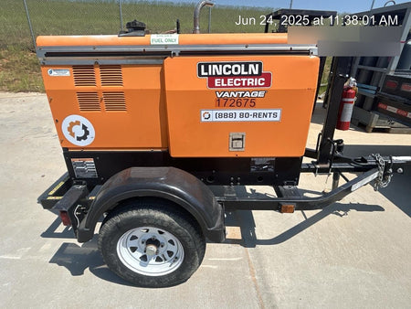 2021 Lincoln Electric Vantage 322 Vantage 322 Ready Pak 3 w/ Decals, ORANGE (includes trailer, cable rack, fender light kit) NO Telematics