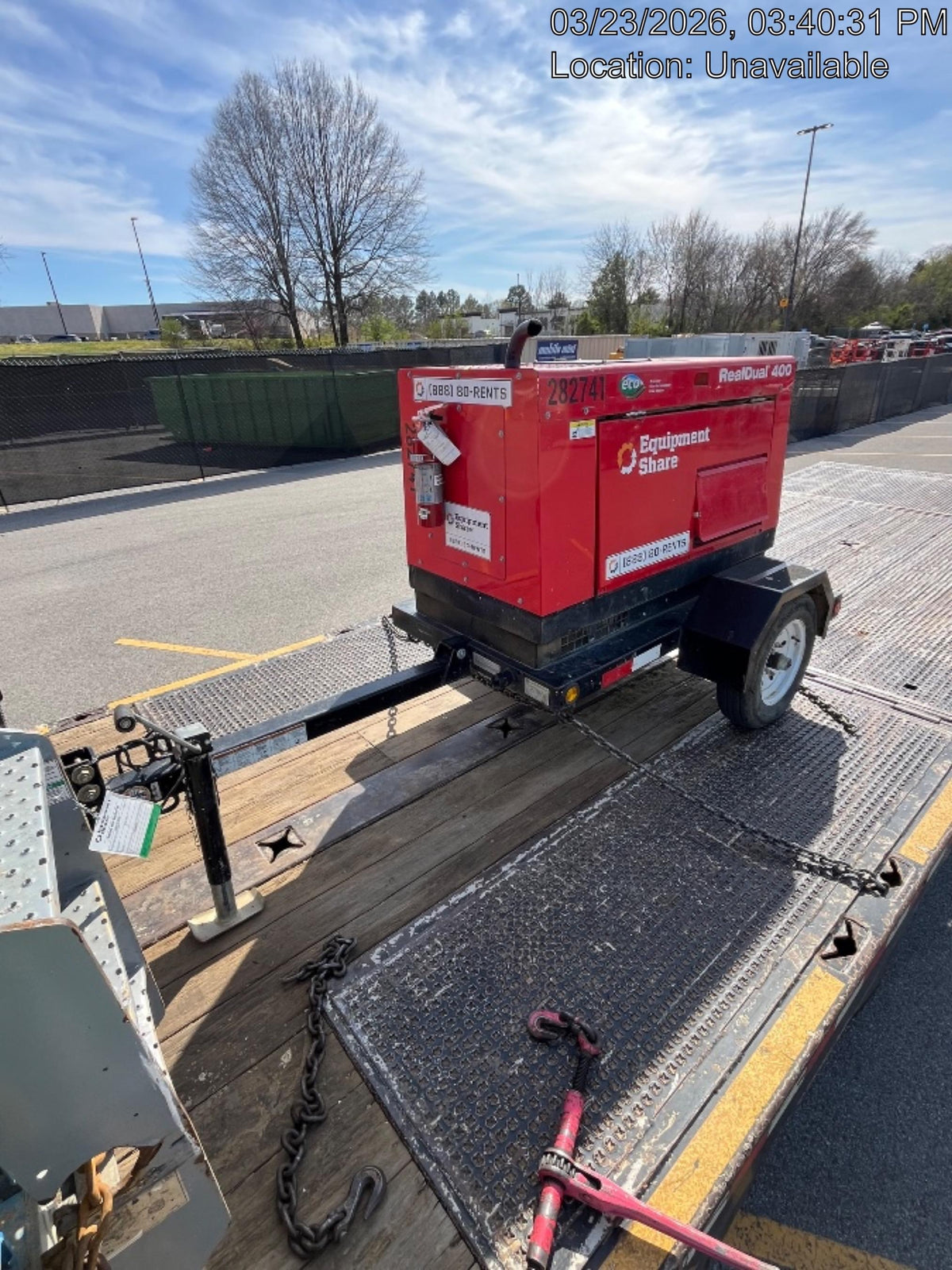 2022 Shindaiwa DGW400MDL Kubota D902 Engine, 23 HP, Dual Op Welder, Wire, Arc, Droop Stick, Tig, and CC Stick Functionality, Simulphase, 3 Phase and 1 Phase Gen Output, Single Axle NB Trlr, Slr Trckl Chrg 12V 12W, Fire Ext
