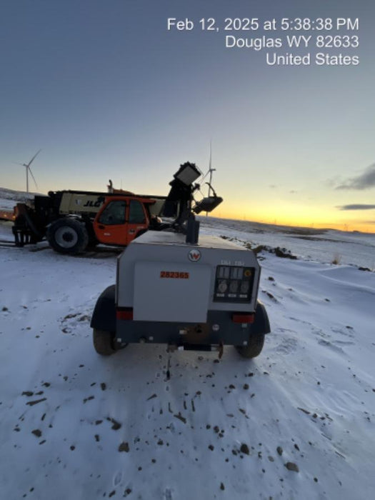 2022 Wacker Neuson LTW20Z1 Isuzu Dsl. Engine, 23' Mast, (4) 300W LED Lights, CWK, Programmable Dawn to Dusk, 360 Deg. Rotation, 57 Gal. Tank, Trailer Mounted