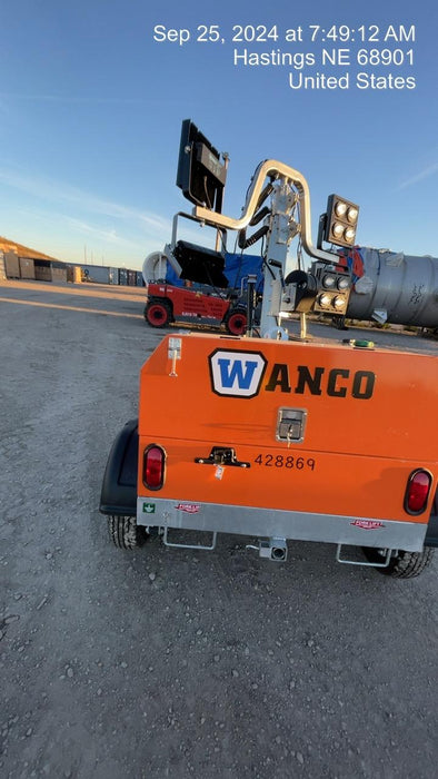 2024 Wanco WLTT-4MM4K Diesel, Deep Sea Controller, Shore Power Plug, Auto Start, (4) 350W LED Floodlights, 4kW Generator, 60 Gal Fuel Tank, 2" Ball, T3