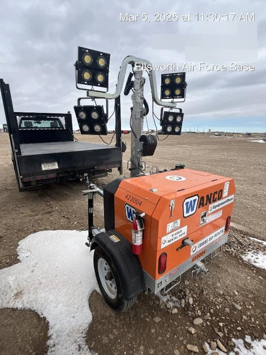 2024 Wanco WLTT-4MM4K Diesel, Deep Sea Controller, Shore Power Plug, Auto Start, (4) 350W LED Floodlights, 4kW Generator, 60 Gal Fuel Tank, 2" Ball, T3