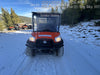 2022 Kubota RTV-X1140W-H Plastic Canopy, Windshield Acrylic Clear, LED Strobe Light, Wire Harness Kit, Back up Alarm
