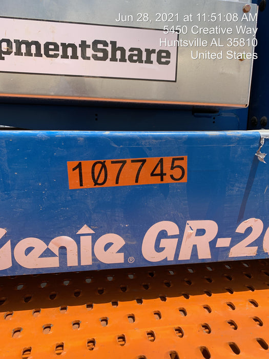 2020 GENIE GR-20