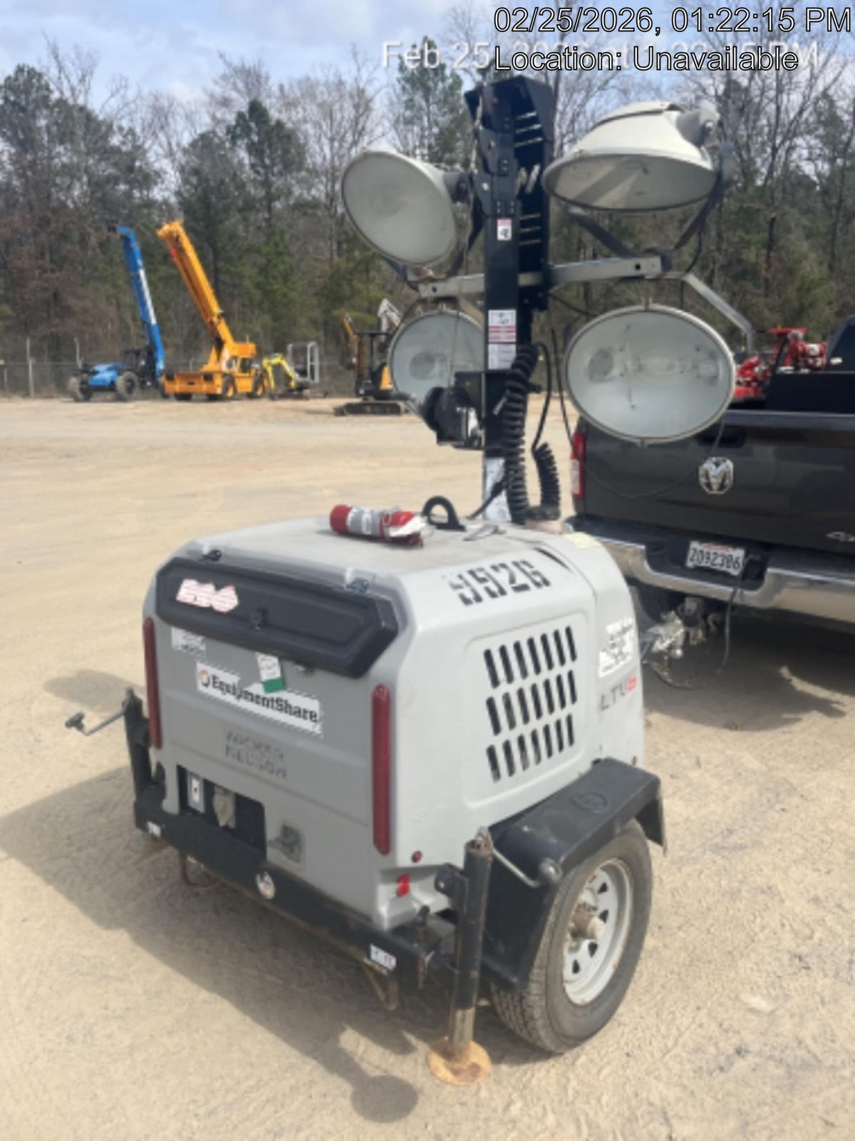 Wacker Neuson LTV6K-MH Wacker Neuson LTV6K Towable Light Tower