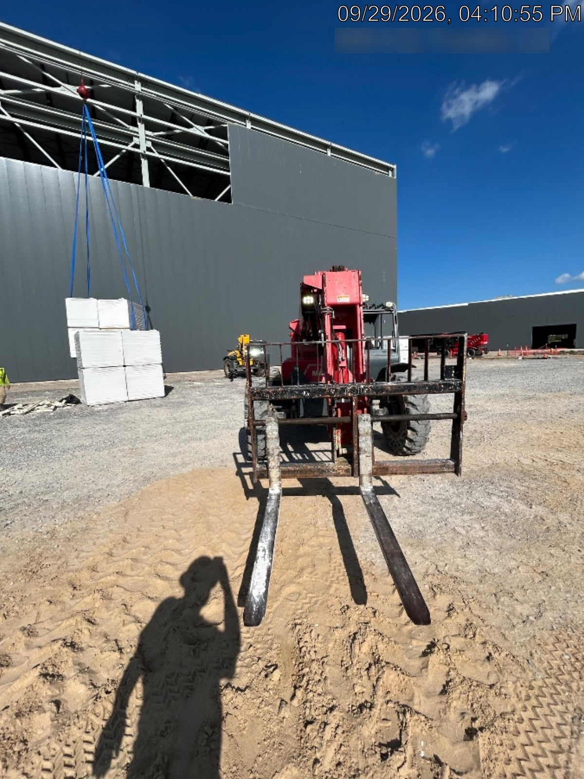 2019 Manitou MTA8044 MTA 8044 - 74 HP T4, Canopy, Worklights/Strobe, Beacon, 66" Carriage, 48" Forks, Solid Tires, Lift Hook, Aux Hydraulics