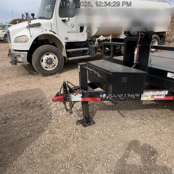 2024 TEXAS PRIDE TRAILERS 21' Lowboy Gravity Tilt Bed 14K Bumper Pull Trailer