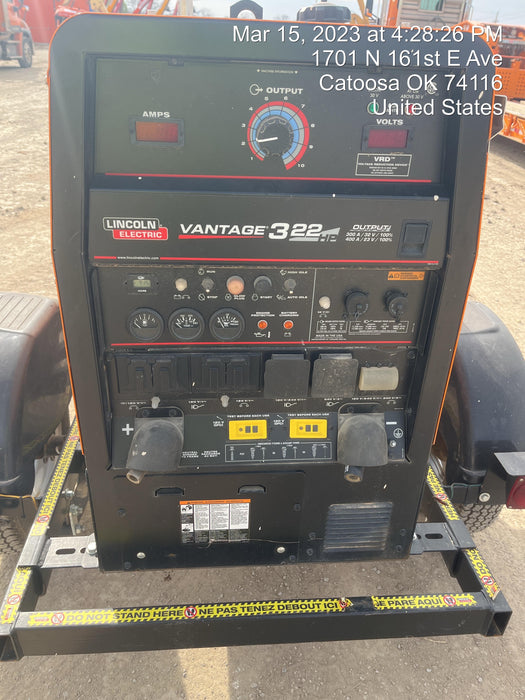 2021 Lincoln Electric Vantage 322 VANTAGE 322 READY-PAK 3