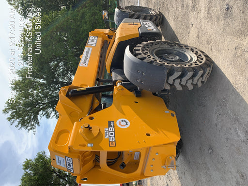 2020 JCB 509-42 Cab/Heat/Air, Solid Tires, Work Lights, Beacon, Aux Hydraulics, Back up Alarm, Lifting Eye, ES Decals