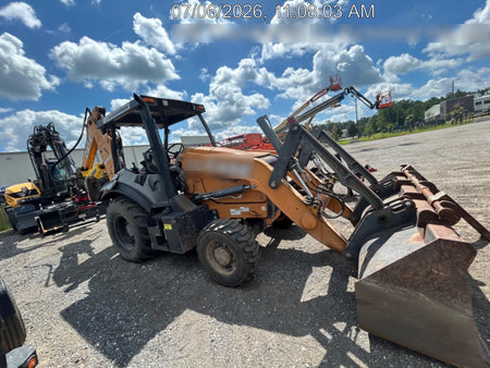 2018 Case 580N STANDARD HOE, ROPS, PILOT CONTROLS, AUX HYD