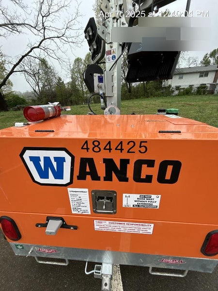 2024 Wanco WLTT-4MM4K Diesel, Mitsubishi L2E, 9.0HP @1800 rpm, Deep Sea Controller, Shore Power Plug, Auto Start, (4) 350W LED Floodlights, 4kW Generator, 60 Gal Fuel Tank, 2" Ball, T3