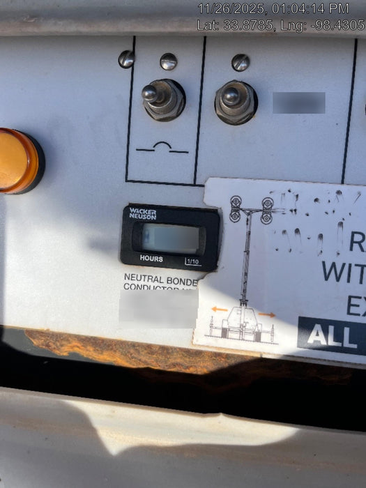 2018 Wacker Neuson LTV6K-MH Wacker Neuson LTV6K Towable Light Tower