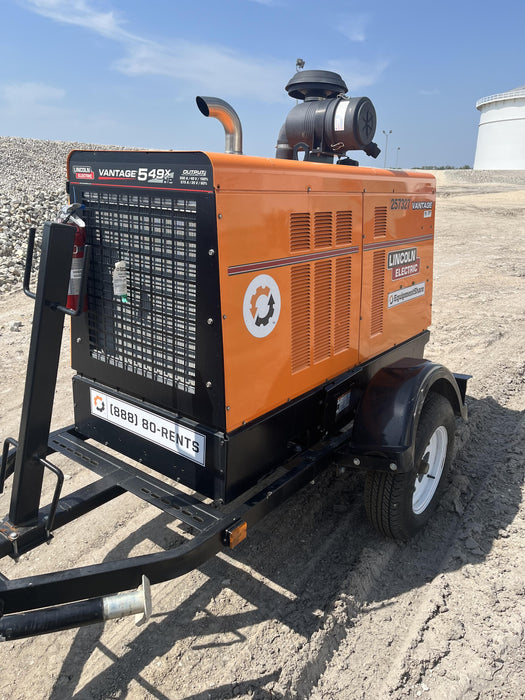 2022 Lincoln Electric Vantage 549X Crosslink Technology, Trailer Mounted, ES Decals, T3