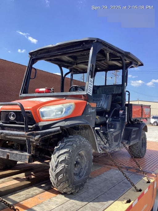 Kubota RTV-X1140W-H 4WD, LED Strobe, Windshield Acrylic Clear, Plastic Canopy, Wire Harness Kit, Backup Alarm