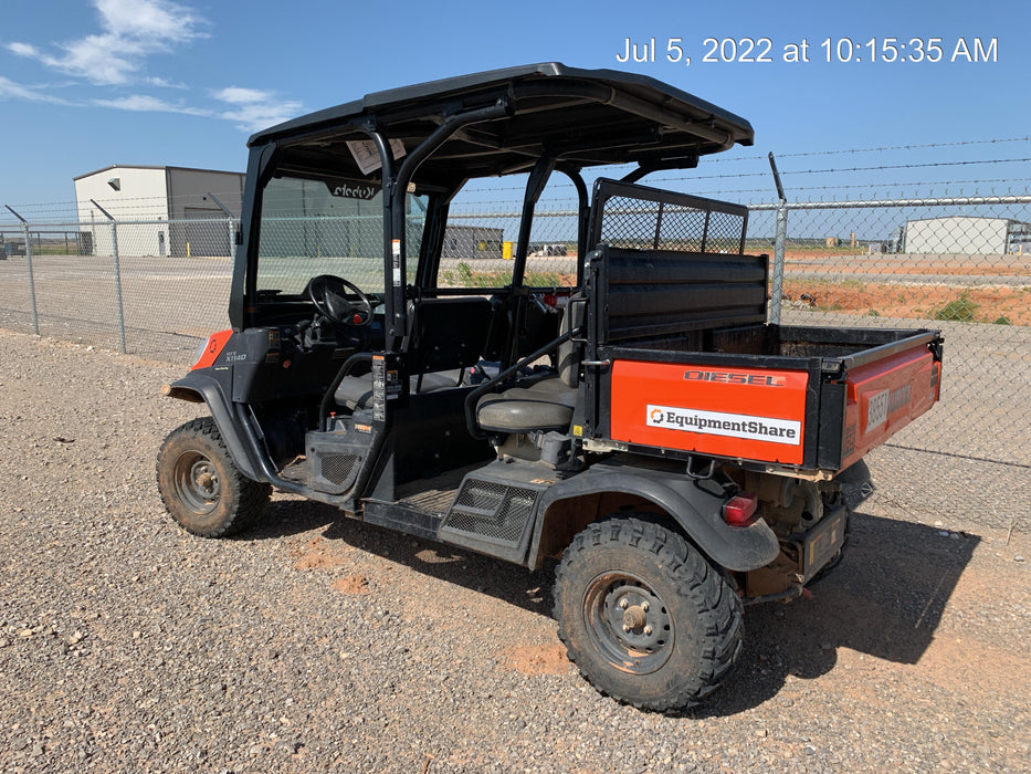 2019 Kubota RTV-X1140W-H 4wd Utility Cart, LED Strobe, Windshield Tempered Glass, Plastic Canopy, Wire Harness Kit, Backup Alarm