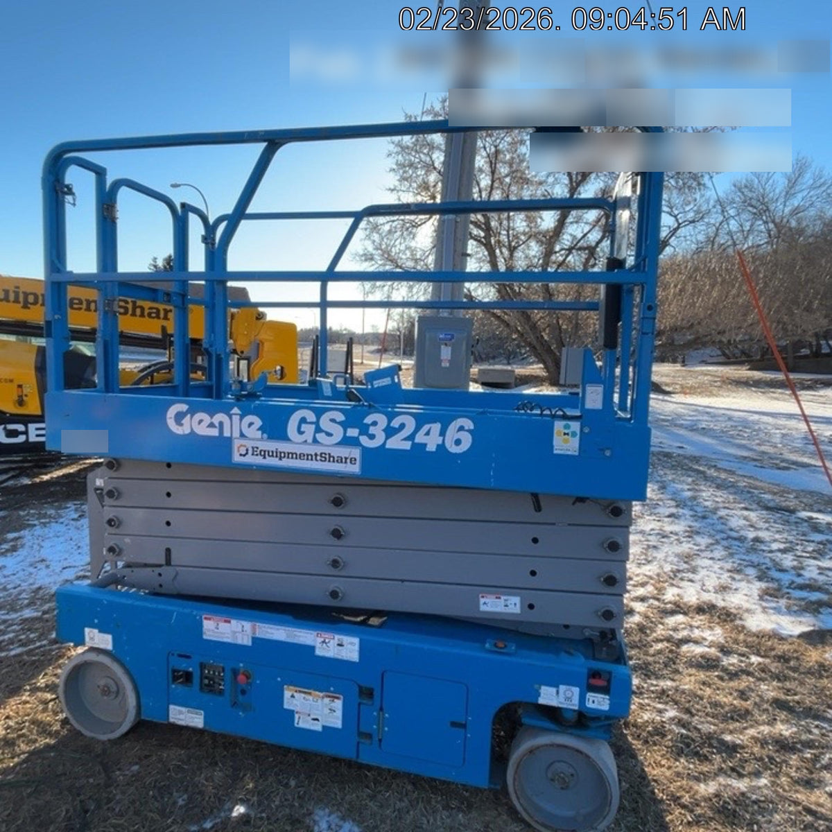 2018 Genie GS-3246 GS-3246 w/Folding rails, Full height swing gate