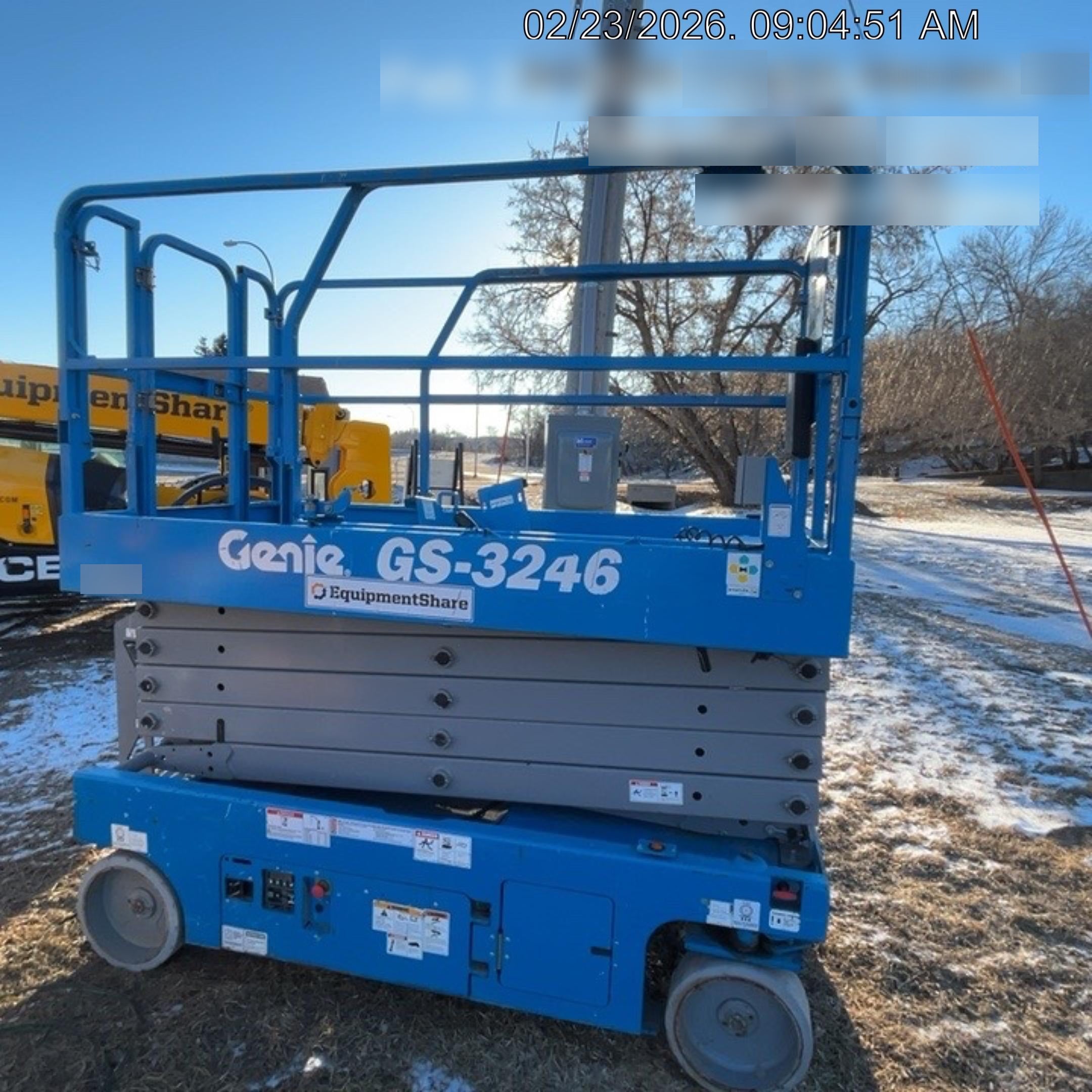 2018 Genie GS-3246 GS-3246 w/Folding rails, Full height swing gate
