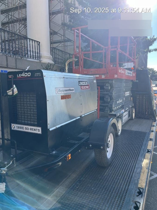 2024 Lincoln Electric LE400 Kubota V1505, Trlr, Cable Rack, Light Kit, ES Decals, T3