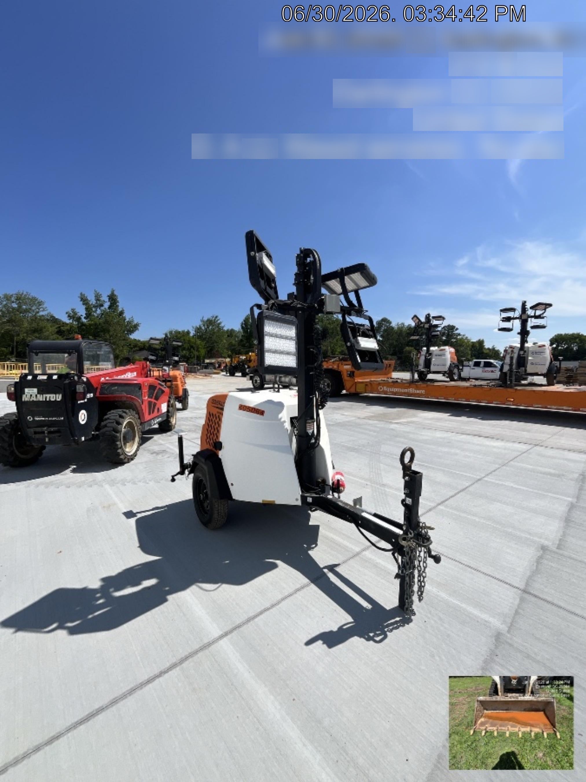 2024 Generac MLT6SKDS-STD4 ELEC WINCH Diesel, Electric Winch Mast, Powerzone Controller, (4) 320W LED Lights, 4kW Generator, 39.9 Gal Fuel Tank, 2" Ball, T3