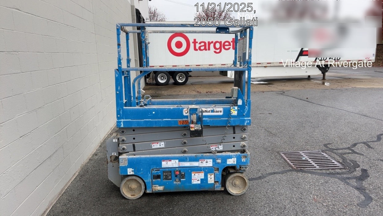 2020 Genie GS-1930 Solid Non Marking Tires, Beacon, Folding rails with half height swing gate