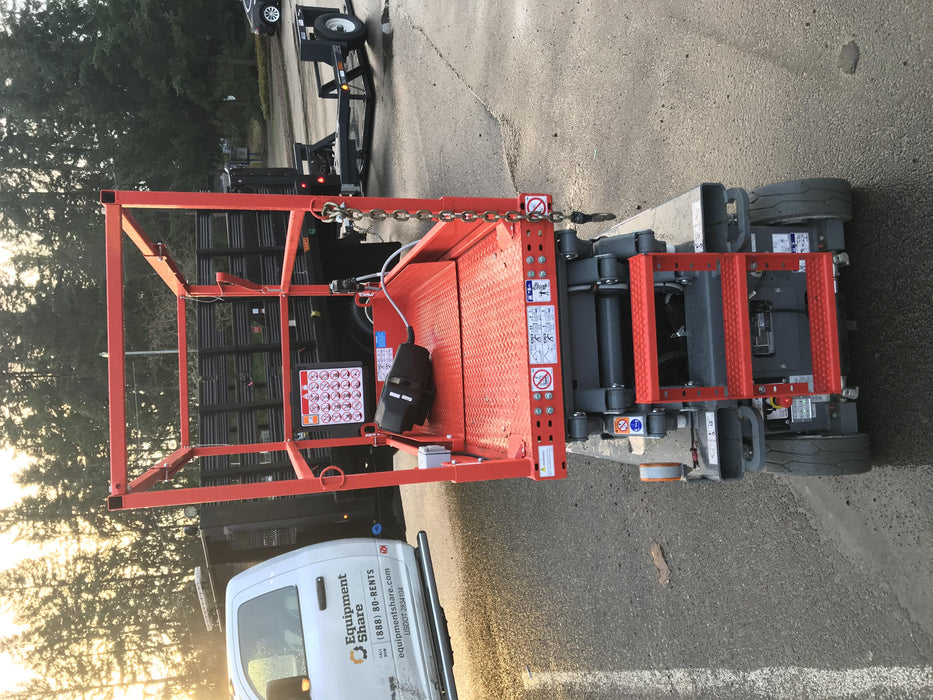 2020 Skyjack SJIII-3219 Solid NM Tires, Half height spring hinged entry gate, Dual Beacons, 800W Inverter