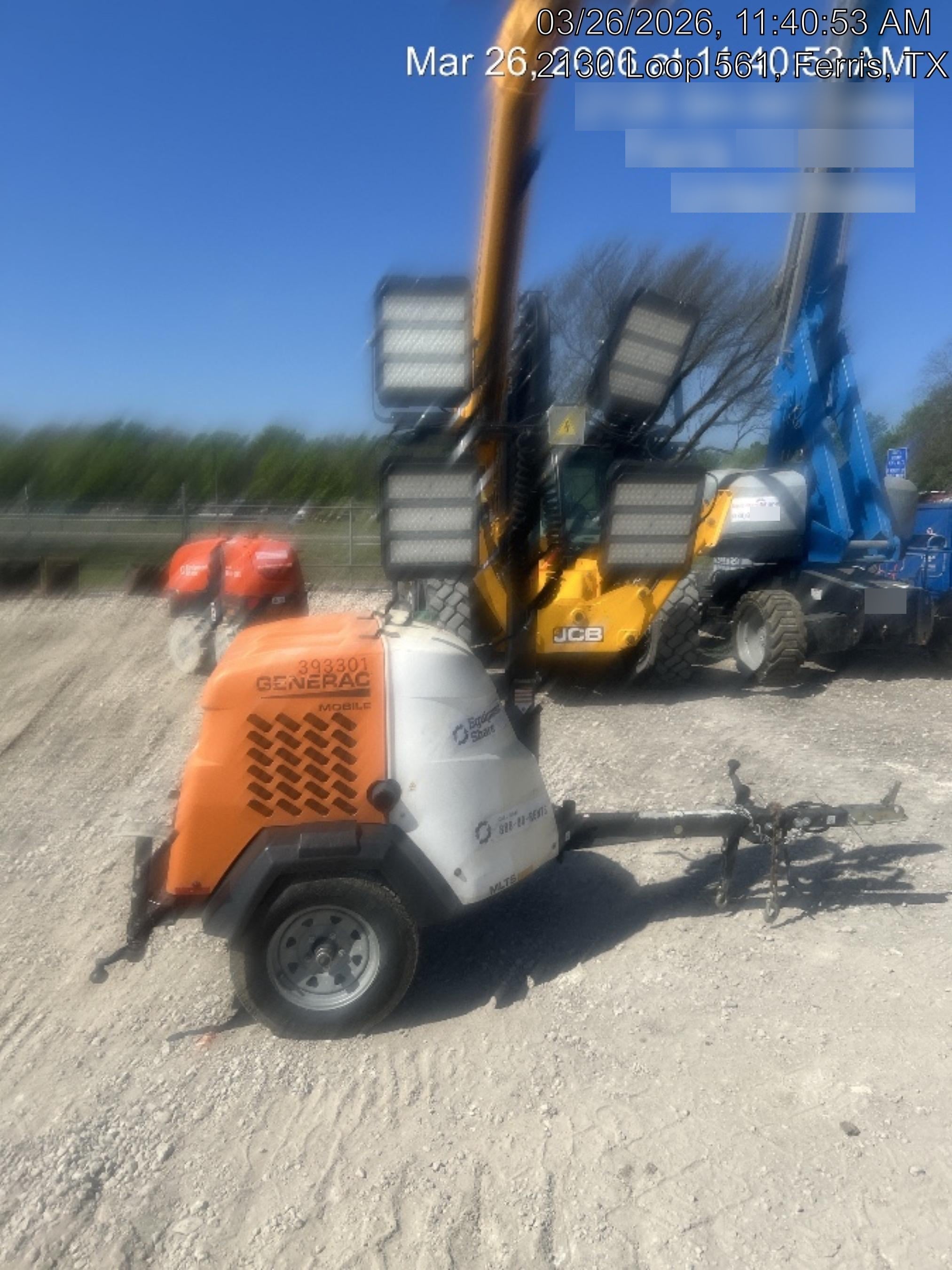 2024 Generac MLT2 Diesel, Flex Switch 120V Input, Powerzone Controller, 
(4) 320W LED Lights, 4kW Generator, 39.9 Gal Fuel Tank, 2" Ball, T3