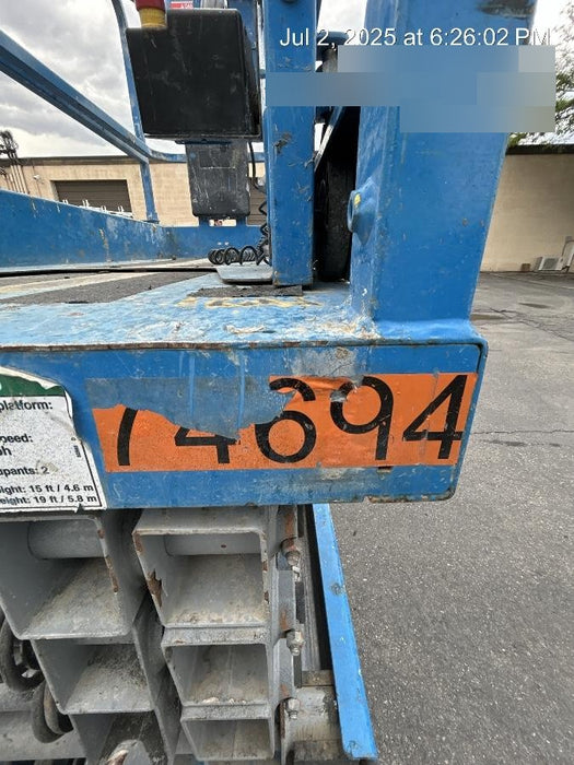 2020 Genie GS-1930 Fixed rails with chain entry gate - Pre A92.20