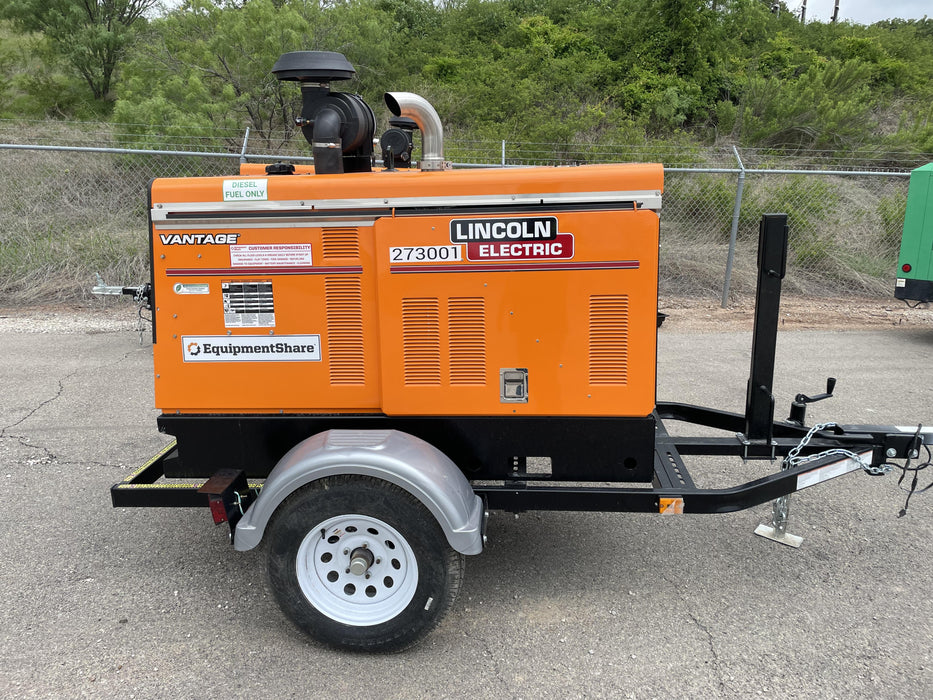 2022 Lincoln Electric Vantage 549X Crosslink Technology, Trailer Mounted, ES Decals, T3