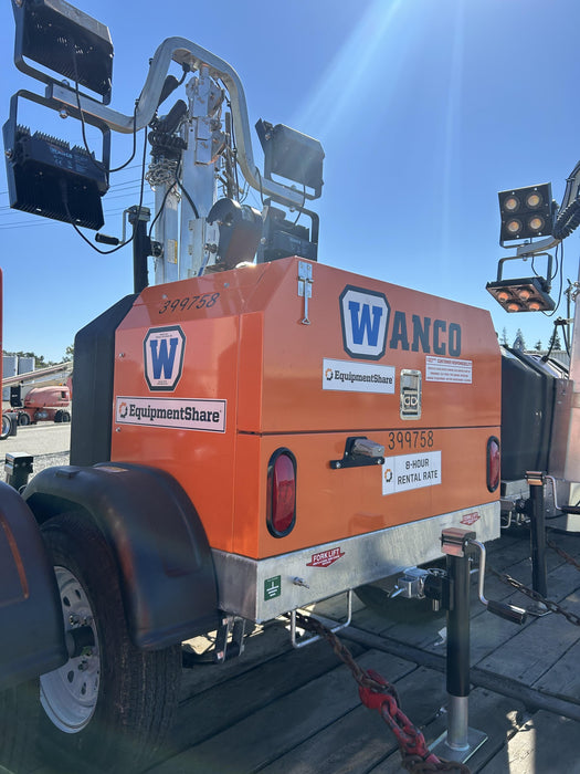 2024 Wanco WLTT-4MM4K Diesel, Deep Sea Controller, Shore Power Plug, Auto Start, (4) 350W LED Floodlights, 4kW Generator, 60 Gal Fuel Tank, 2" Ball, T3