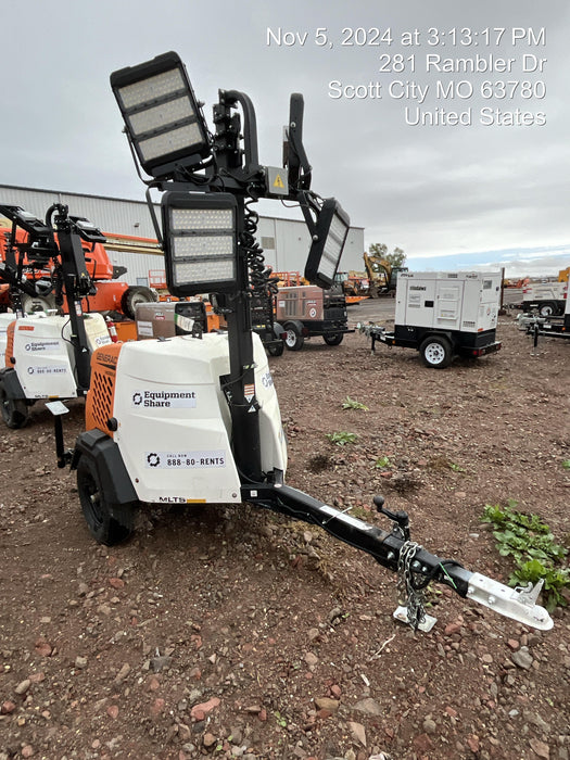 2023 Generac MLT2 Diesel, Flex Switch 120V Input, Powerzone Controller, (4) 320W LED Lights, 4kW Generator, 39.9 Gal Fuel Tank, 2" Ball, T3