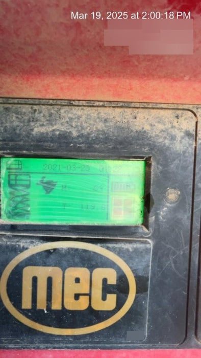 2019 MEC 1330SE Motion Alarm, Beacon, Includes MachineLink keypad and telematics device