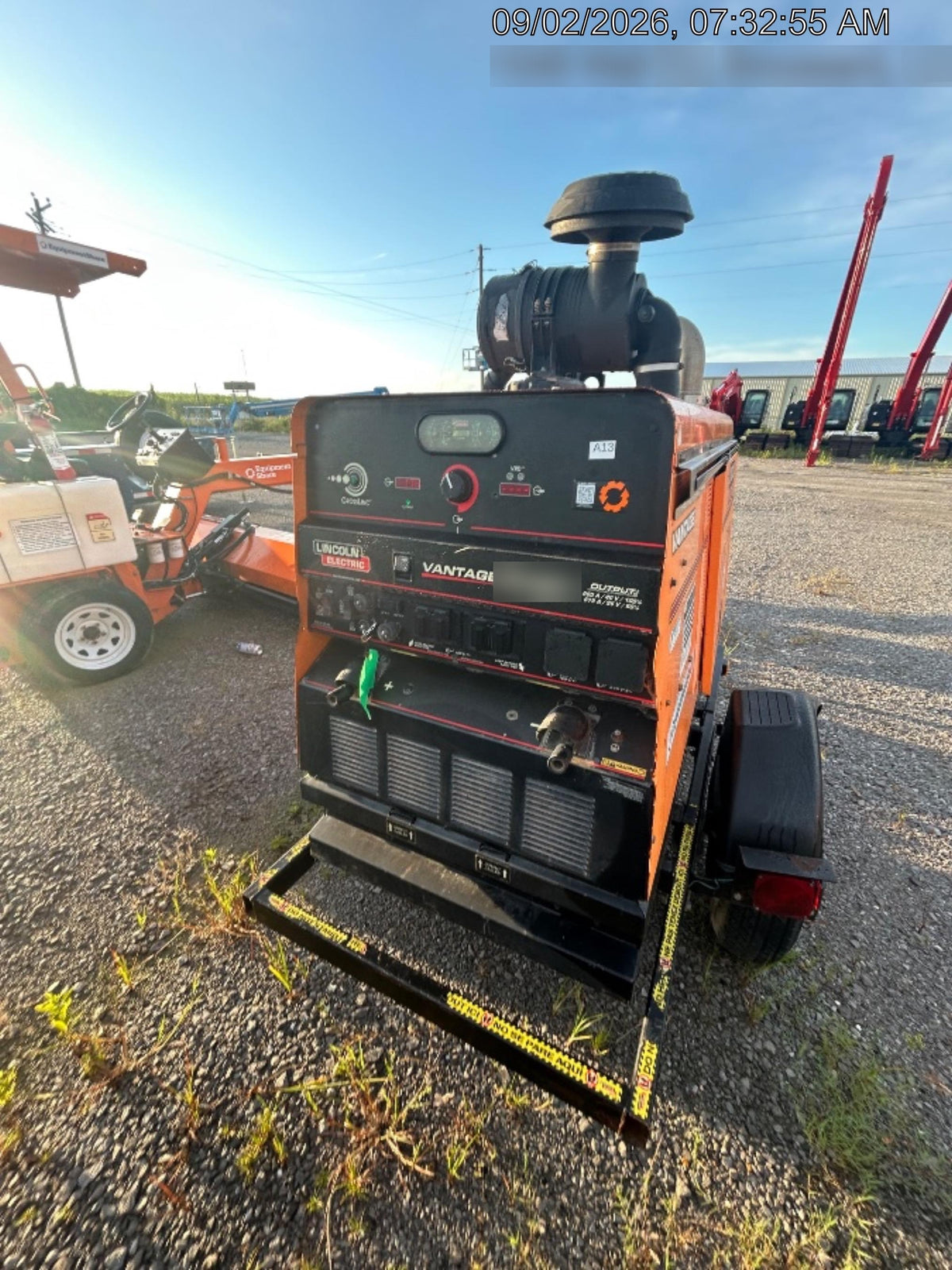 2021 Lincoln Electric Vantage 549X VANTAGE 549X READY-PAK 3 (EQUIPMENTSHARE)