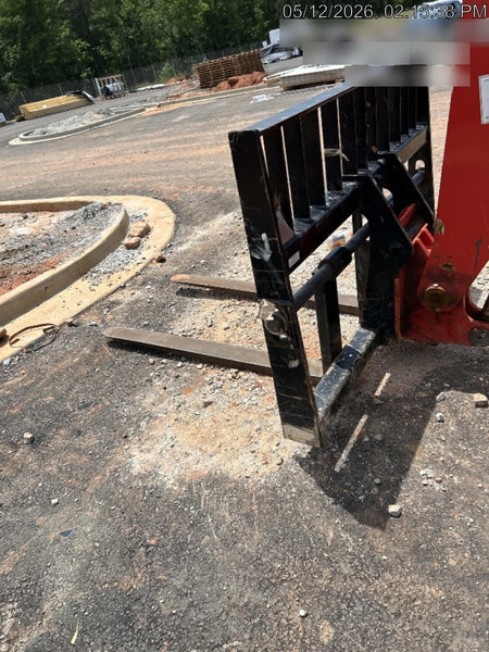 2020 Manitou MTA10055 Canopy, 120 HP, Solid Tires, Work Lights, Lift Hook, Auxiliary Hydraulics w/66" Carriage and 60" Forks