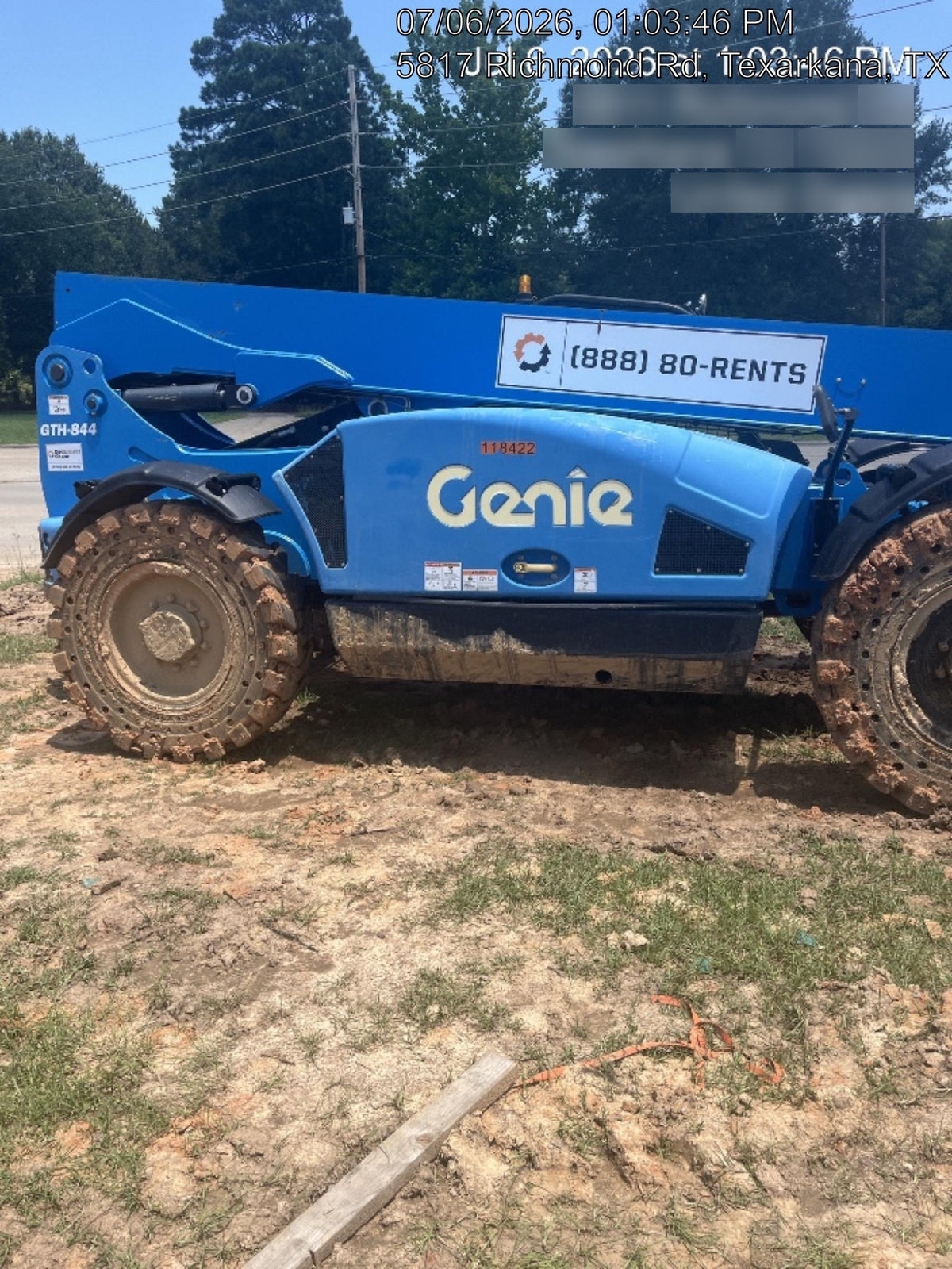 2020 GENIE GTH-844