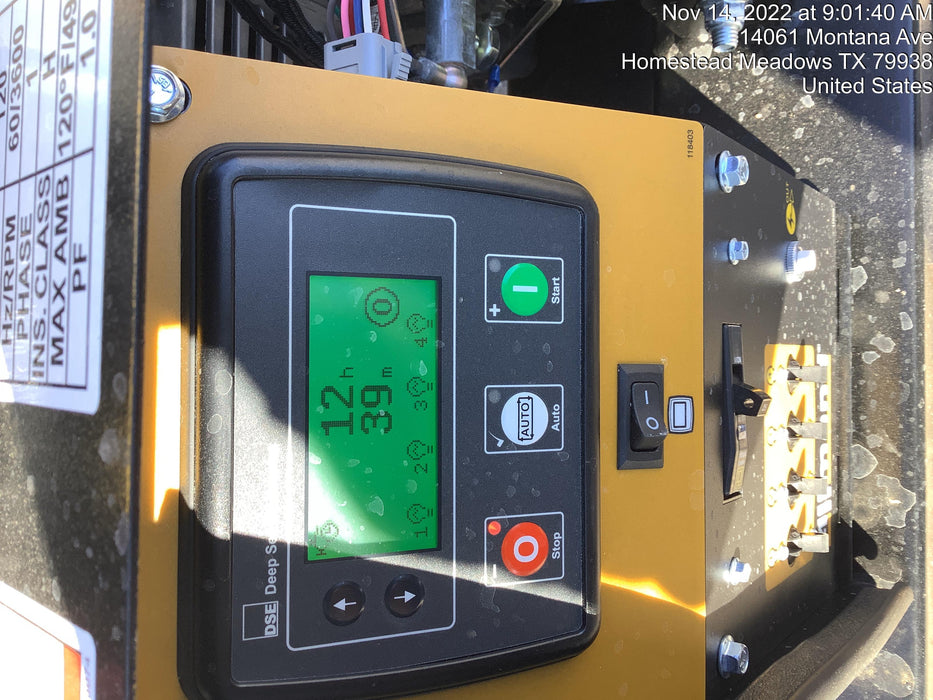 2022 Allmand NLV3GR (4) LED Light Fixture 350W, 23' Vertical Mast, 3kW Prime, Towable, ES Decals, T3