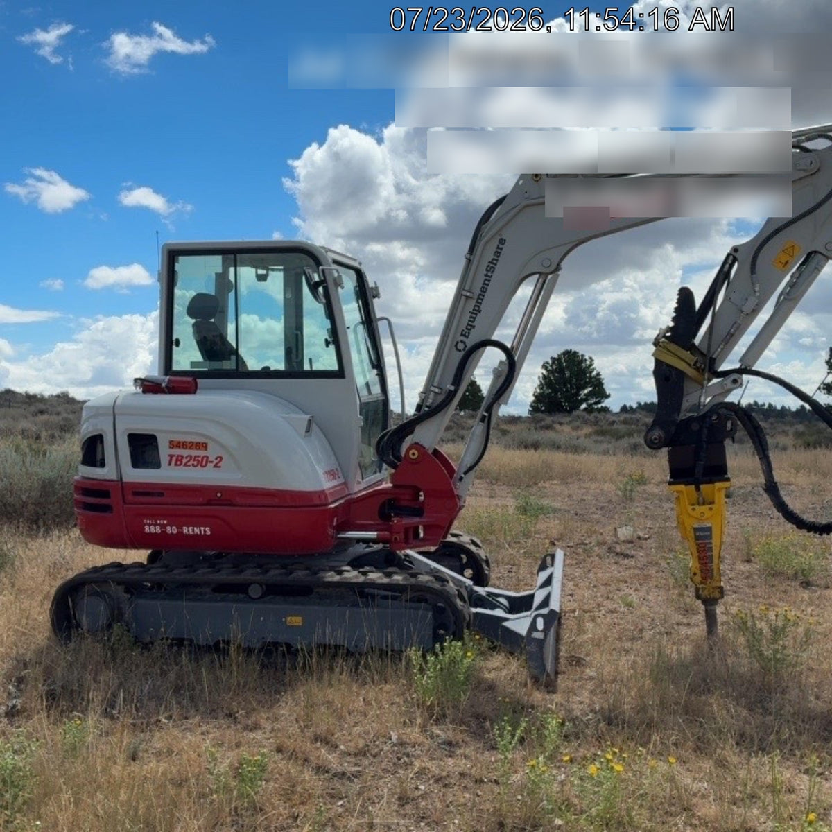 2025 TAKEUCHI TB250-2CR