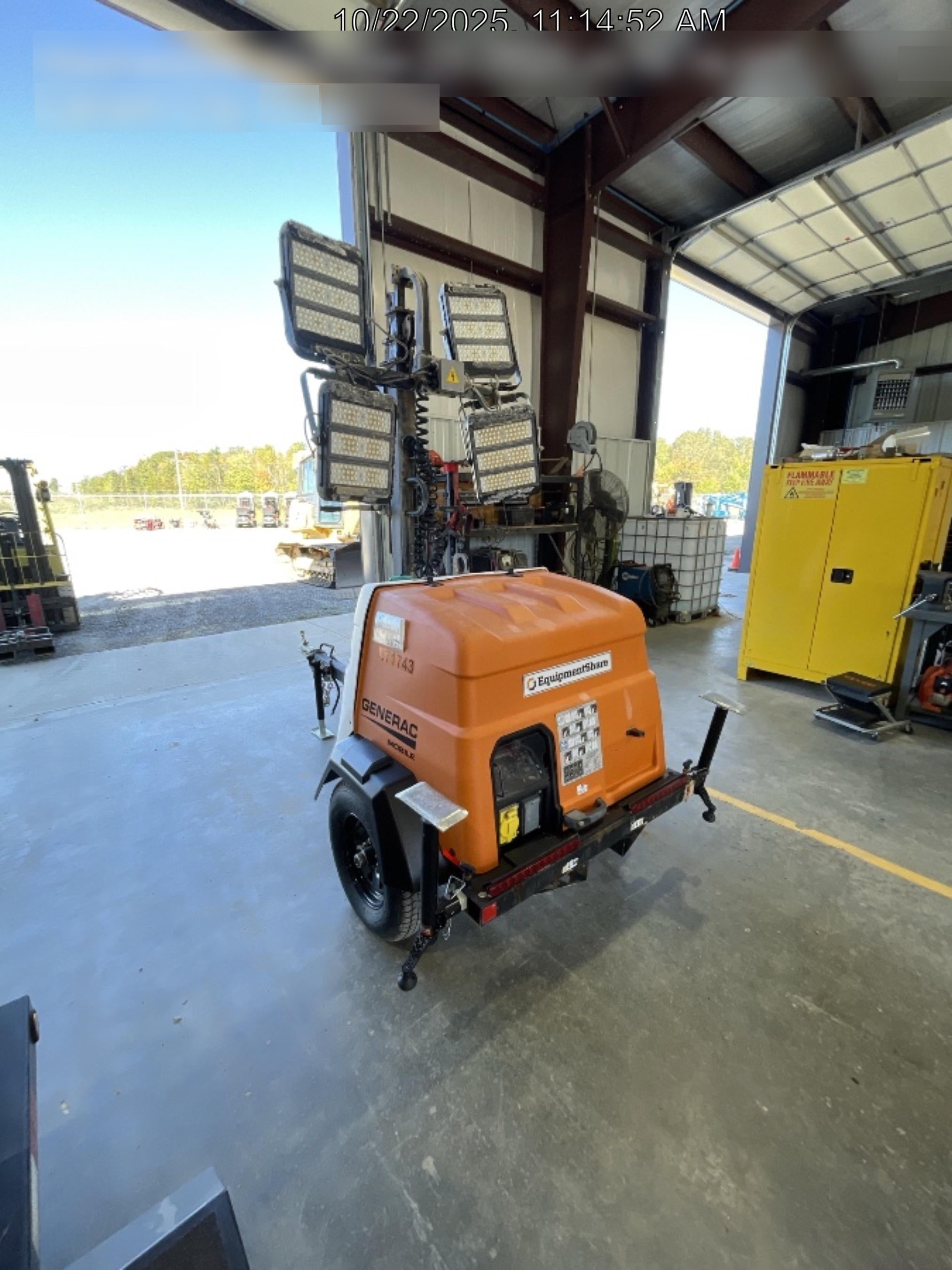 2023 Generac MLT2 Diesel, Flex Switch 120V Input, Powerzone Controller, 
(4) 320W LED Lights, 4kW Generator, 39.9 Gal Fuel Tank, 2" Ball, T3