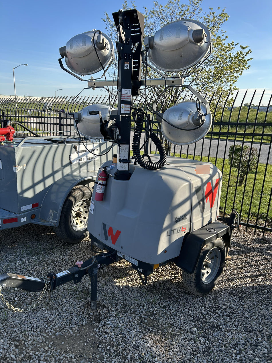 2019 Wacker Neuson LTV6L-MH Wacker Neuson LTV6L Mobile Light Tower w/Fuel Level Sensor Installed
