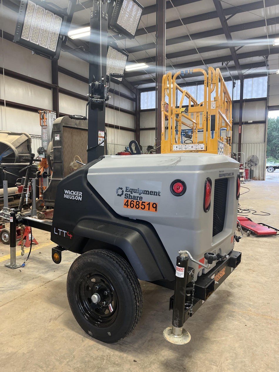 2024 Wacker Neuson LTT4 Diesel, Kohler KDW702, Deep Sea Controller, Auto Start, LED 320W, Bypass Outlet, T3