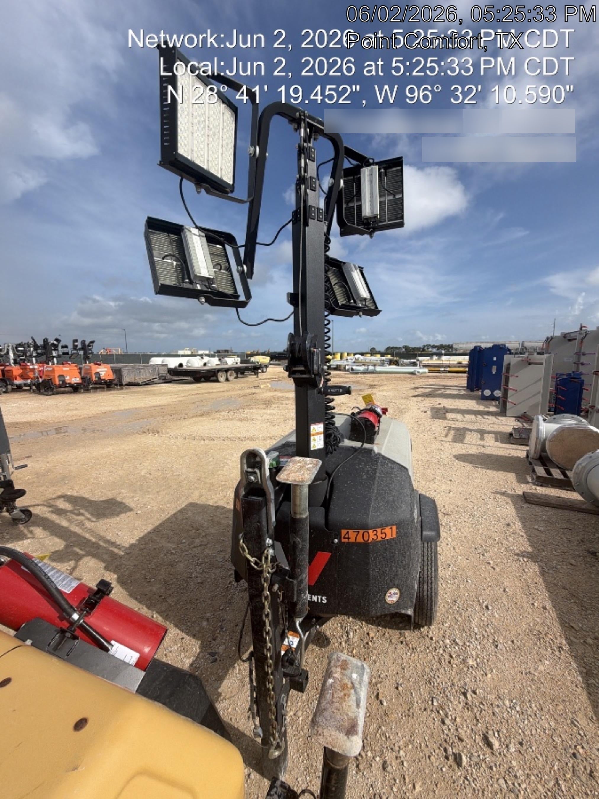 2024 Wacker Neuson LTT4 Diesel, Kohler KDW702, Deep Sea Controller, Auto Start, LED 320W, Bypass Outlet, T3