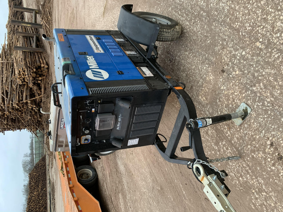 2020 Miller Electric BIG BLUE 400 Trailer Mounted Welder