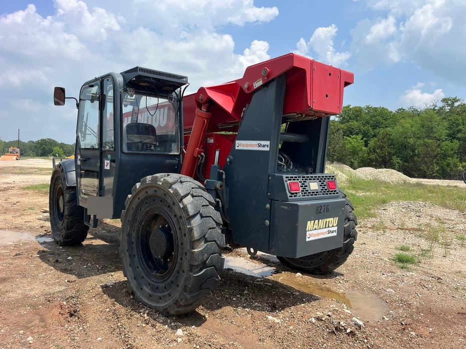 2018 Manitou 12042 Manitou MTA 12042 w/Cab/Heat/AC, Work Lights/Strobe, Aux Hyd, Solid Tires, Lift Hook, 66" Carriage, 72" Forks