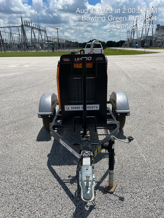 2022 Lincoln Electric LE400 Kubota V1505, Trlr, Cable Rack, Light Kit, ES Decals, T3